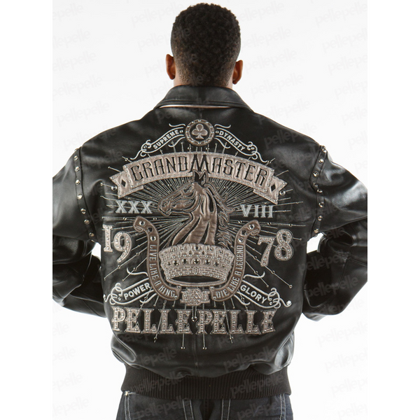 Pelle Pelle Grandmaster Black Croc Jacket