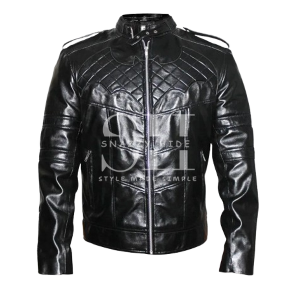Batman Arkham Knight Black Leather Jacket
