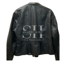 Baccini Black Leather Jacket