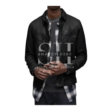 All Saints Lark Black Leather Jacket