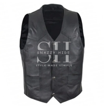 Aces & Eights Total Nonstop Genuine Leather Vest