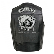 Aces & Eights Total Nonstop Genuine Leather Vest