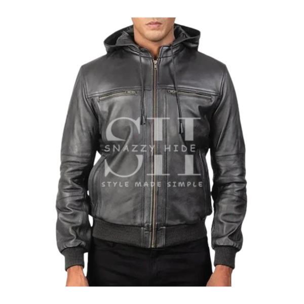 The Originals Diaries Joseph Morgan Hooded Leather Jacket