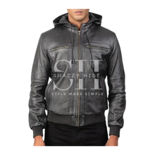 The Originals Diaries Joseph Morgan Hooded Leather Jacket