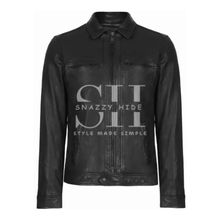 Zachary Levi Black Leather Jacket