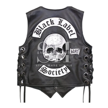 Black Label Society Printed Leather Vest