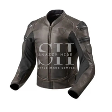 Revit Akira Brown Motorcycle Jacket