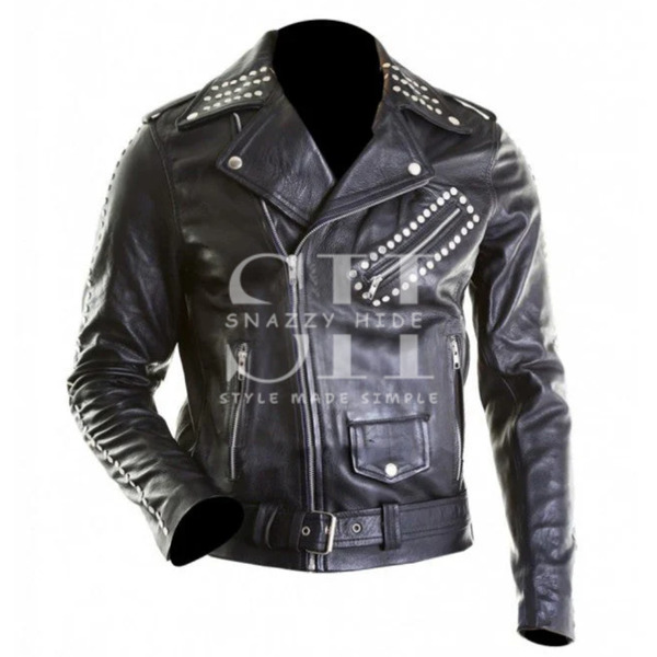Justin Bieber All Around The World Black Leather Jacket