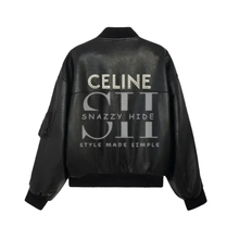 Celine Leather Black Jacket