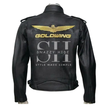 Goldwing Rider Black Leather Jacket
