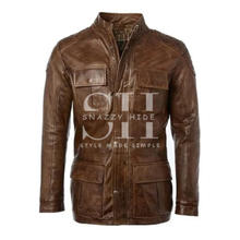 Cafe Racer Long Hip Length Jacket