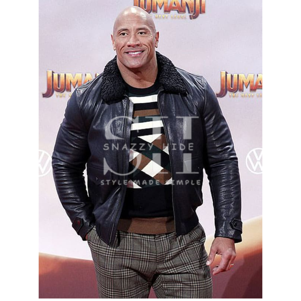 Jumanji The Next Level Premiere Dwayne Johnson Jacket