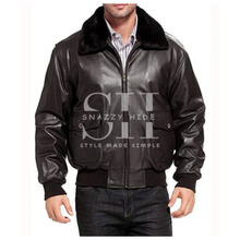 U.S Navy G-1 Military Flight Leather Jacket