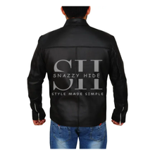 Damon Salvatore Vampire Diaries Leather Jacket