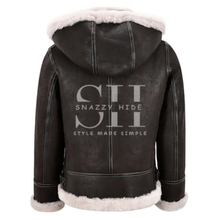 Bomber Fur Leather Jacket For Women