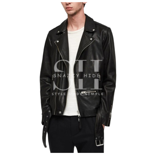 Arrow Oliver Queen Black Motorcycle Jacket