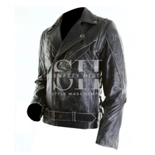 Brando Black Motorycle Leather Jacket