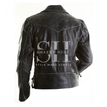 Brando Black Motorycle Leather Jacket