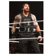 Black Shield Leather Vest For Men