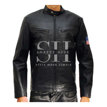 Swordfish Stanley Jobson US Flag Leather Jacket