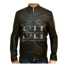 Superman Smallville Black Leather Jacket
