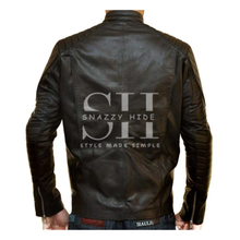 Superman Smallville Black Leather Jacket