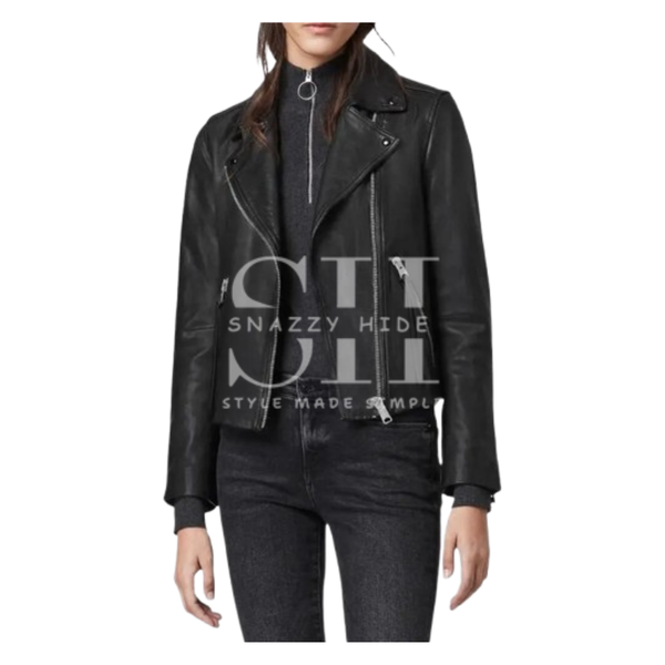 Fbi Joelle Carter Black Leather Jacket