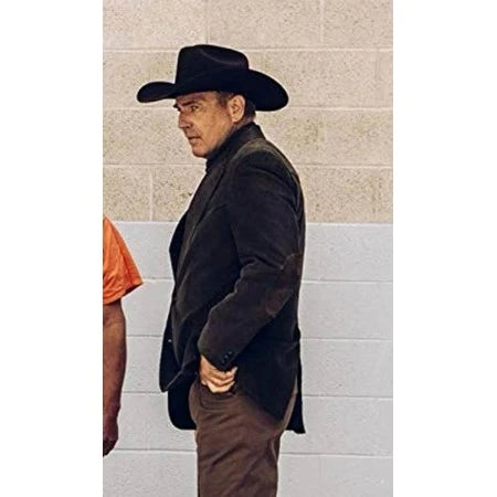 Yellowstone Kevin Costner Black Blazer